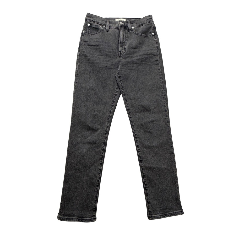 Madewell The Perfect Vintage Straight Jeans Womens 27 Charcoal High Rise 27x27